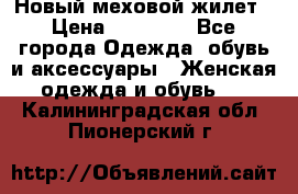 Новый меховой жилет › Цена ­ 14 000 - Все города Одежда, обувь и аксессуары » Женская одежда и обувь   . Калининградская обл.,Пионерский г.